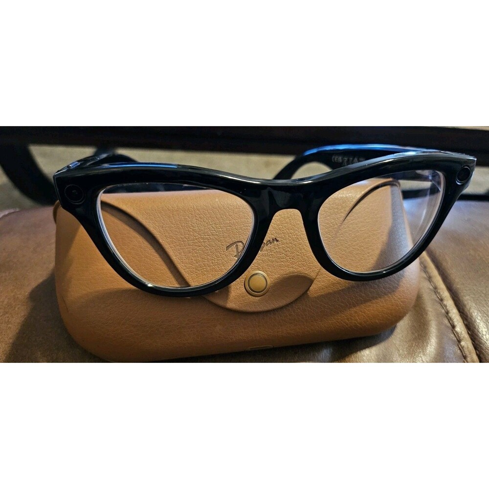 Ray-Ban Meta Skyler Gen 1 AI Smart Glasses Shiny Black – 12MP Camera Photo Video